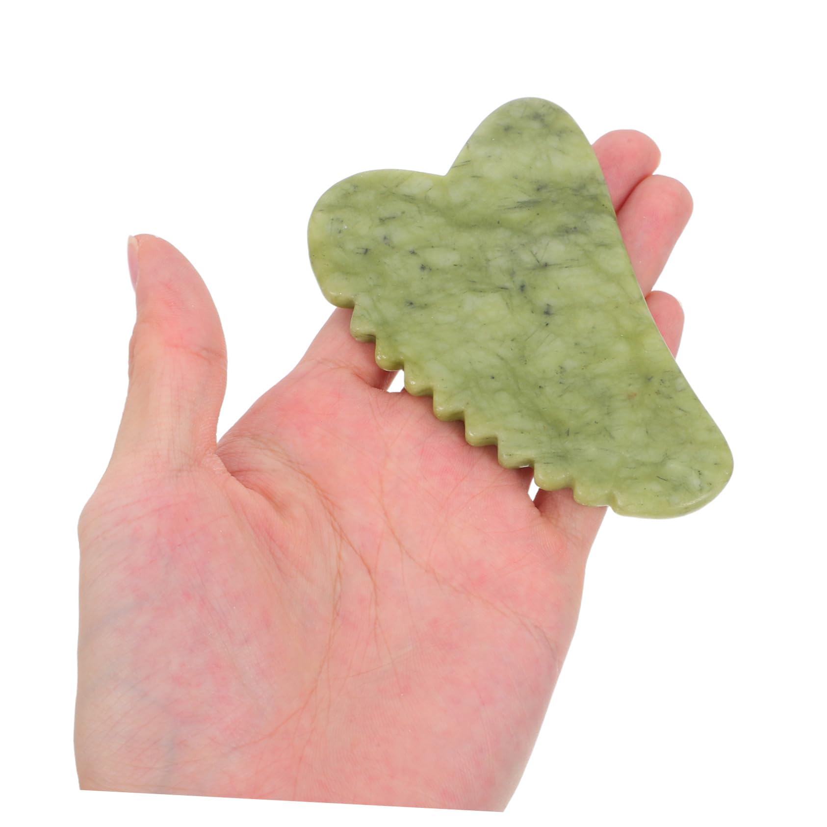 Beaupretty 3stücke Massage-schabbrett für Gesicht aus Jade Gesichts-gua-sha-stein mit Ergonomischem Design Gua-sha-werkzeug zur Hautpflege und Wellness Tragbar und Reisefreundlich Reduces