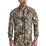 Carhartt Men's 102224 Base Force Extremes Cold Weather Camo Quarter Zi - Large - Realtree Xtra