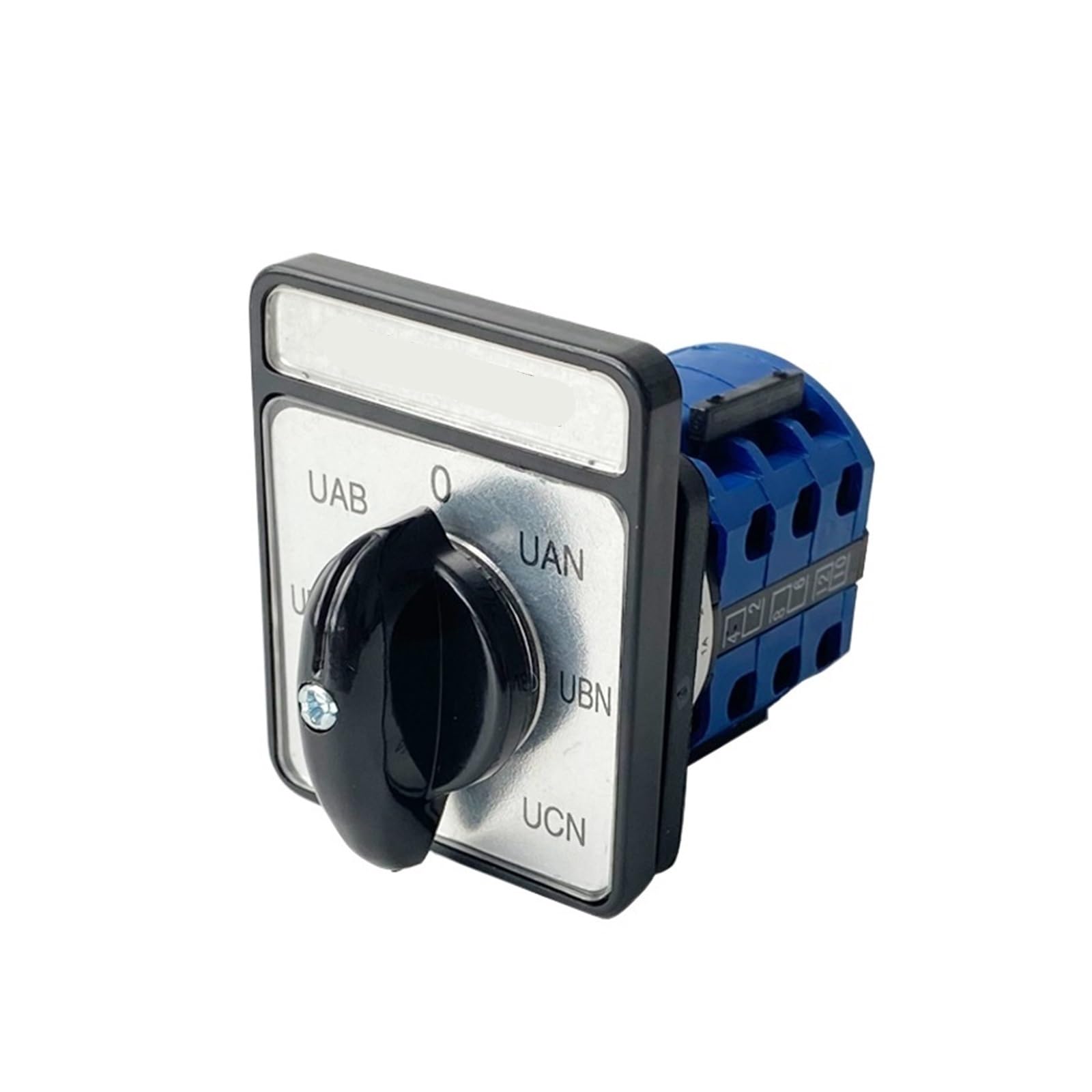 YWZVBSDCS CA10 Seven Position Voltmeter Selector Cam Switch 3 Phase 4 Wires Changeover Rotary 12 Terminals LW26-20A
