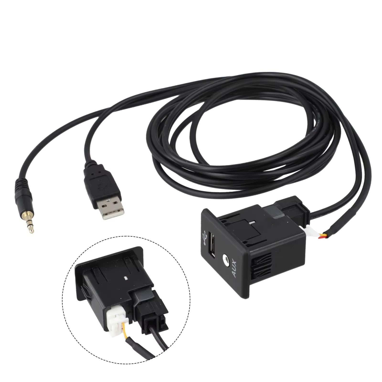 Adattatore Audio AUX USB per Auto, per Nissan, per Rogue, per Frontier 2014 2015 2016 2017, per Kicks 2018 2019 - Cavo interfaccia Audio per configurazione Audio 795405004
