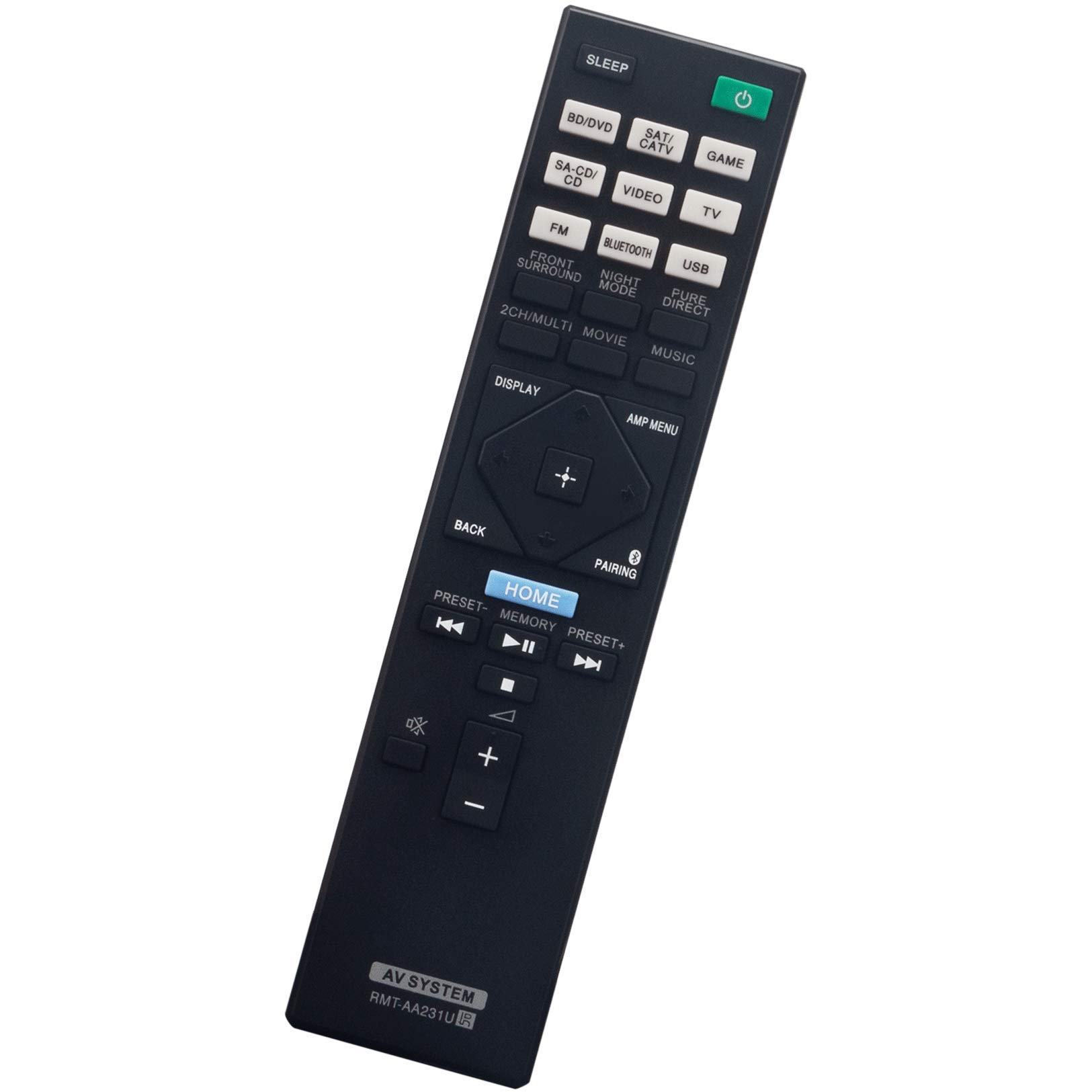 Amazon.com: RMT-AA231U Replacement Remote Control fit for Sony