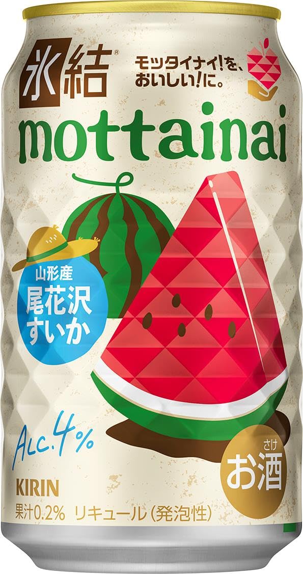 Amazon.co.jp: 氷結 チューハイ350ml×24本 mottainai 尾花沢すいか