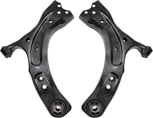 TRQ Juego de brazos de control delanteros inferiores compatibles con Subaru Impreza 2017-2022