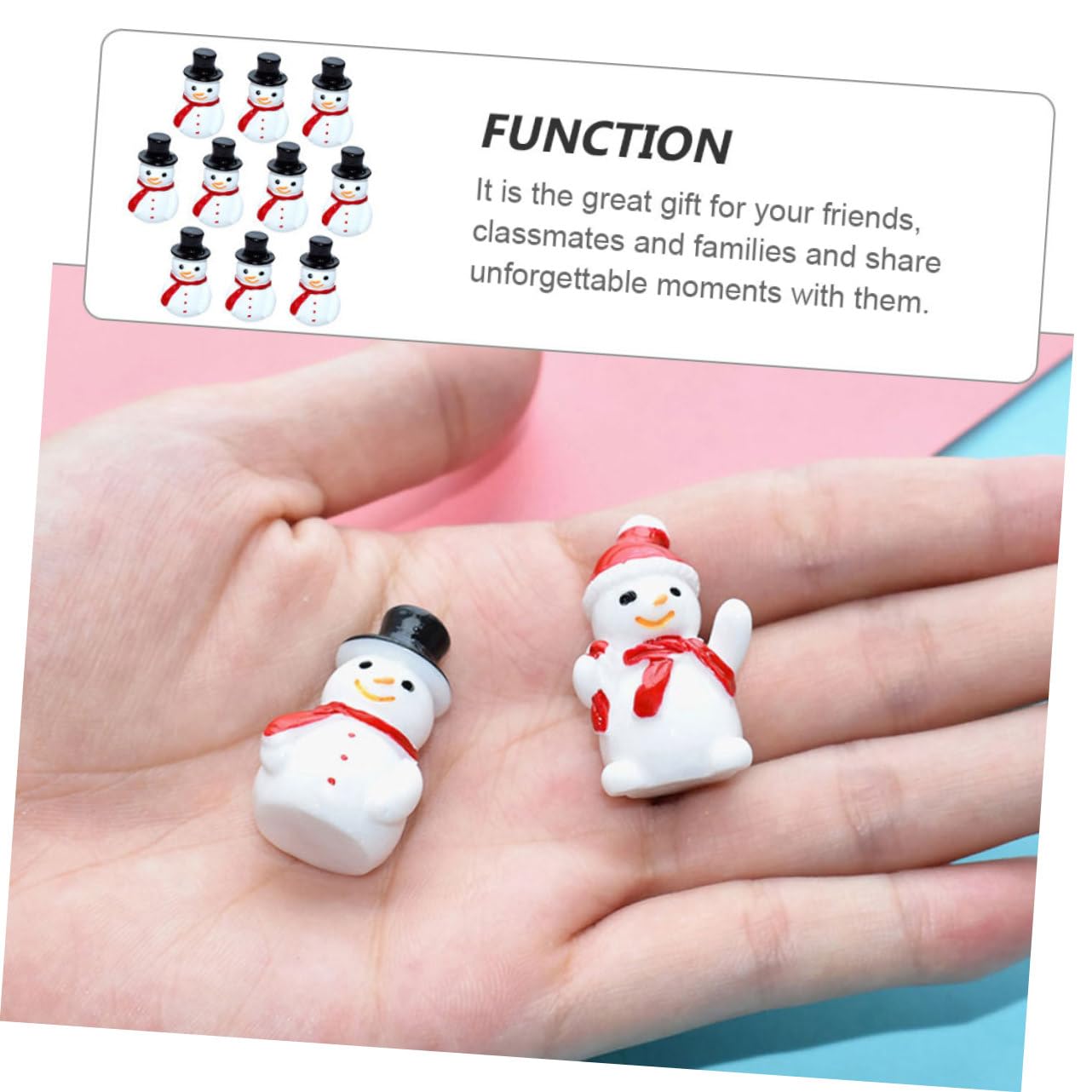 Weihnachten Miniatur Ornamente, 10 Stück Mini Weih Produktbild-Vorschau 13
