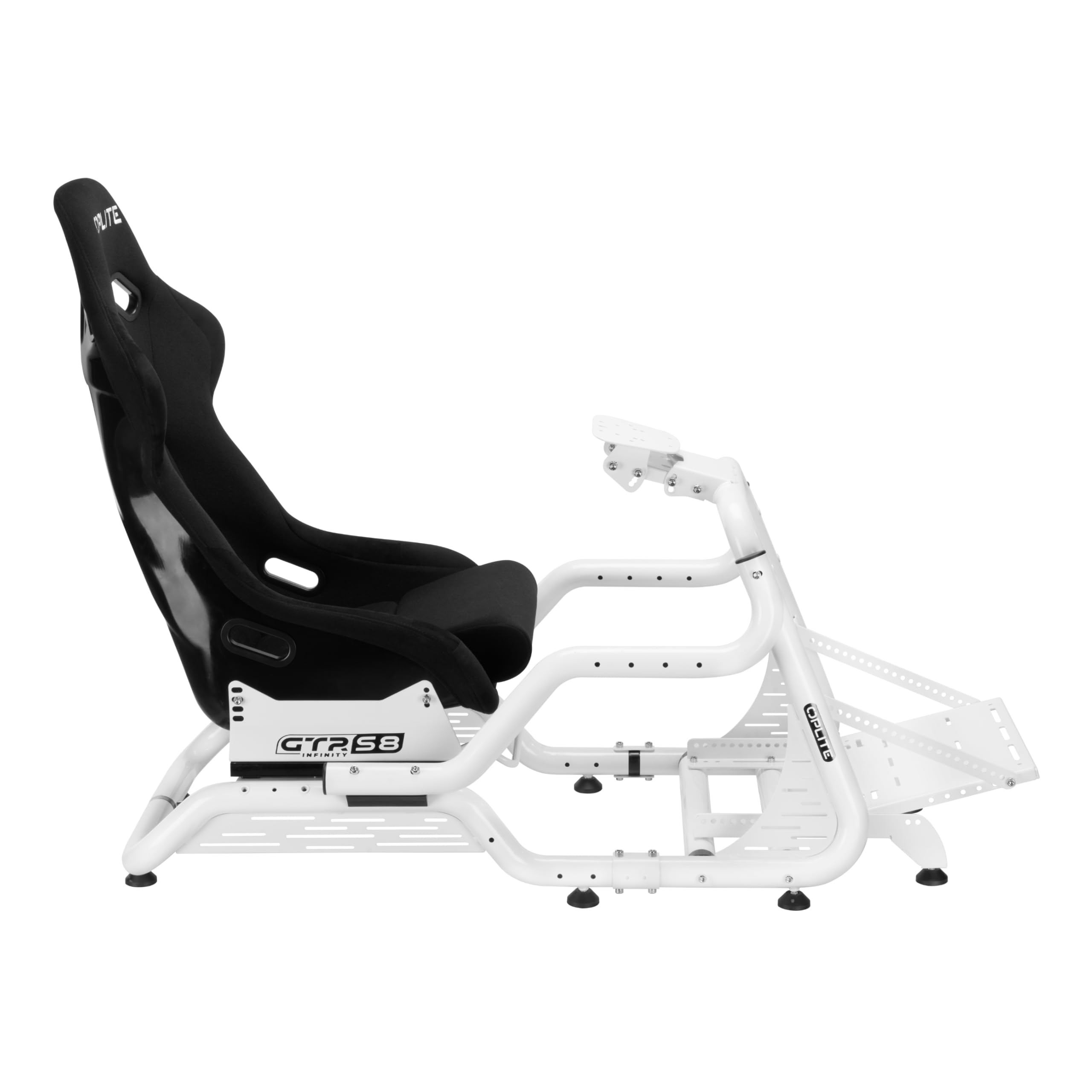 OPLITE Cockpit de simulation GTR S8 Infinity Force Blanc