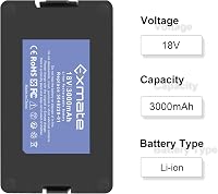 Exmate 18V 3000mAh Husqvarna Automower akkumulátor 115H 305 310 315 6