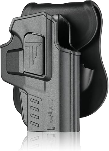 Miniatura 8 de M&P Shield EZ Holsters, funda OWB para S&W MP 0.354 in.40 Shield M2.0 3.1 pulgadasMP 0.354 in.380 Shield EZ - Liberación de dedo índice  Inclinación
