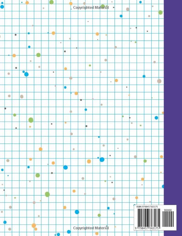 Miniatura 2 de Math Notebook 12 Inch Squares Graph paper composition notebook, 2 squares per inch, Lined Graph Paper Extra large 8.5X 11 Inch 110 pages.