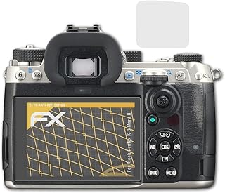 atFoliX Screen Protector compatible with Ricoh Pentax K-3 Mark III Screen Protection Film, anti-reflective and shock-absorbing FX Protector Film (Set of 3)