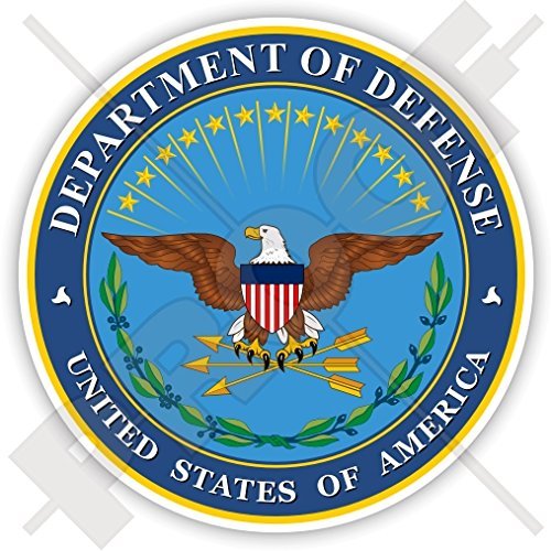 US DEPARTMENT of DEFENSE Seal USA United States America. American 90mm (3.5