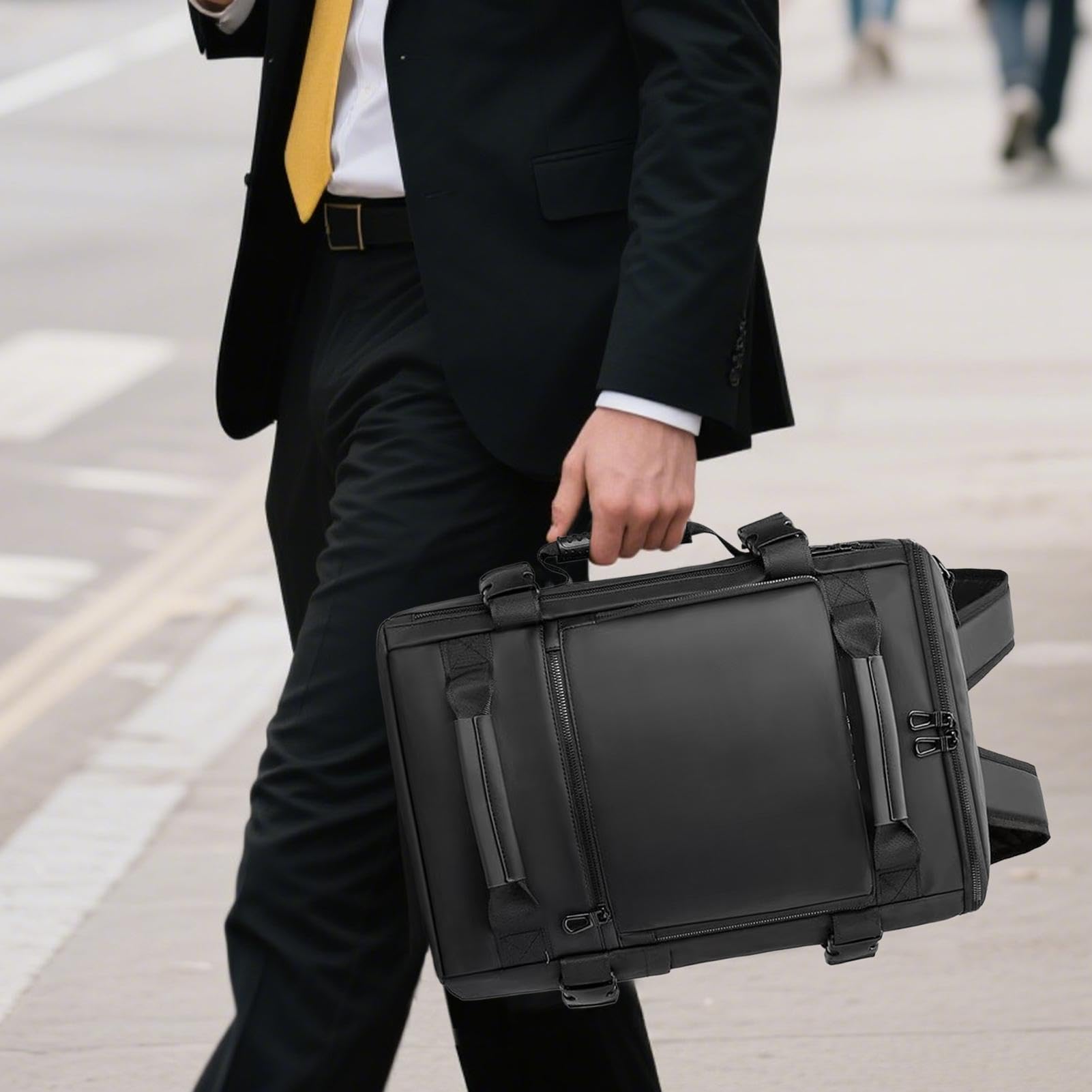 Secure Flow Plus, torba kurierska, torba kurierska 38 cm z systemem wstrząsów, płócienny uchwyt antykradzieżowy, nowoczesny, elegancki zestaw wzorów, rozwiązanie do przenoszenia dokumentów, codzienny