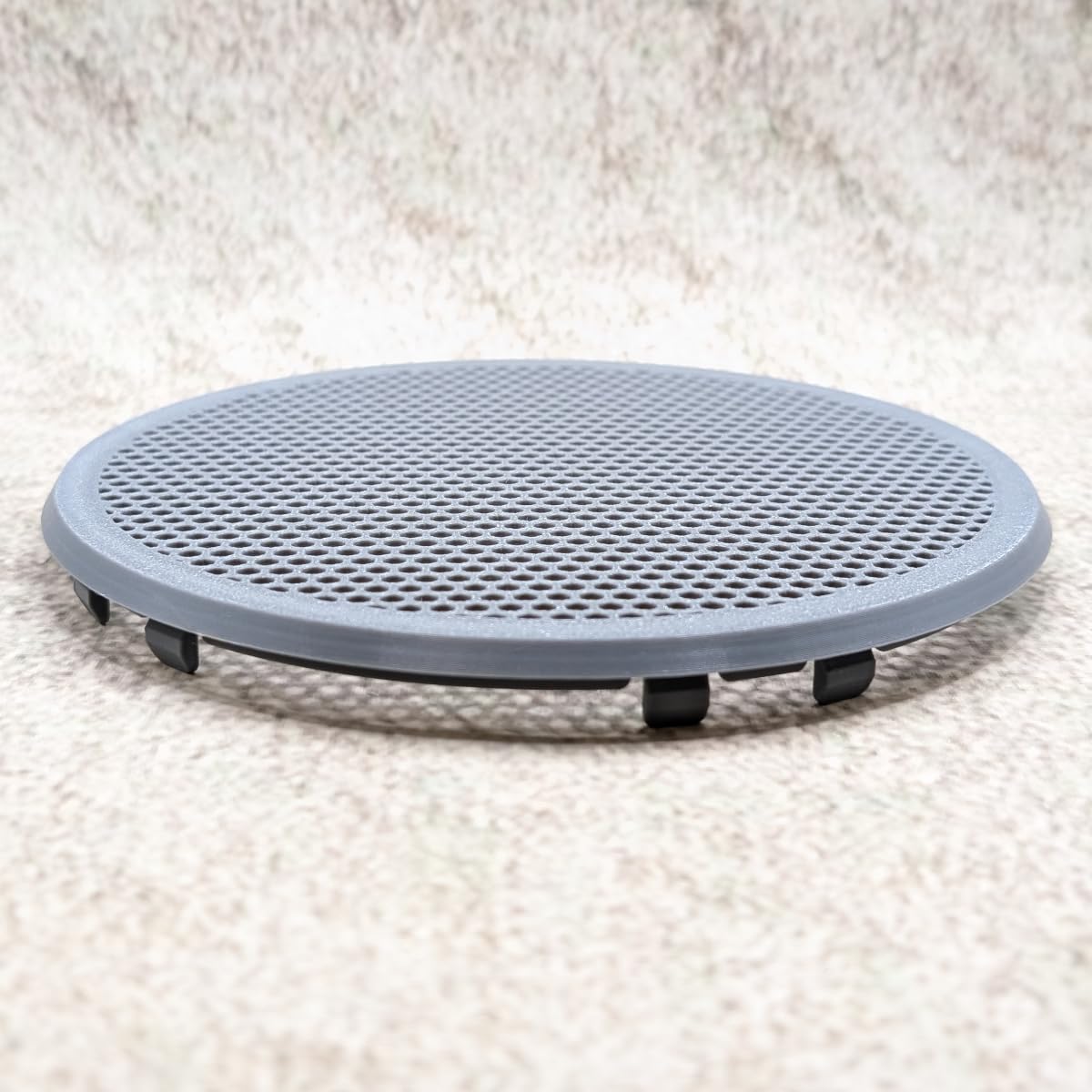 2 pezzi di ricambio per altoparlante, colore grigio, compatibile con VW T4 703035793C, mascherina per altoparlante (grigio)