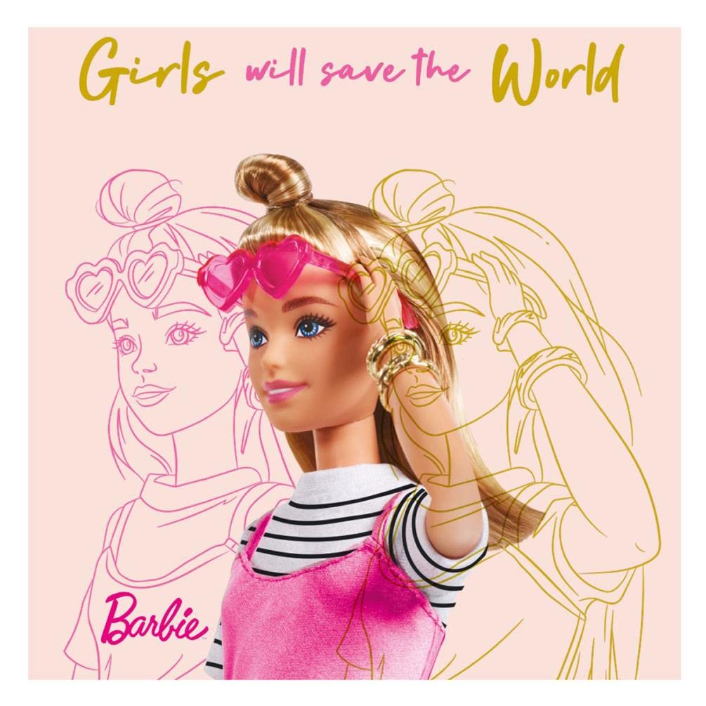 Danilo Promotions LTD Girls Will Save The World Barbie Square Card