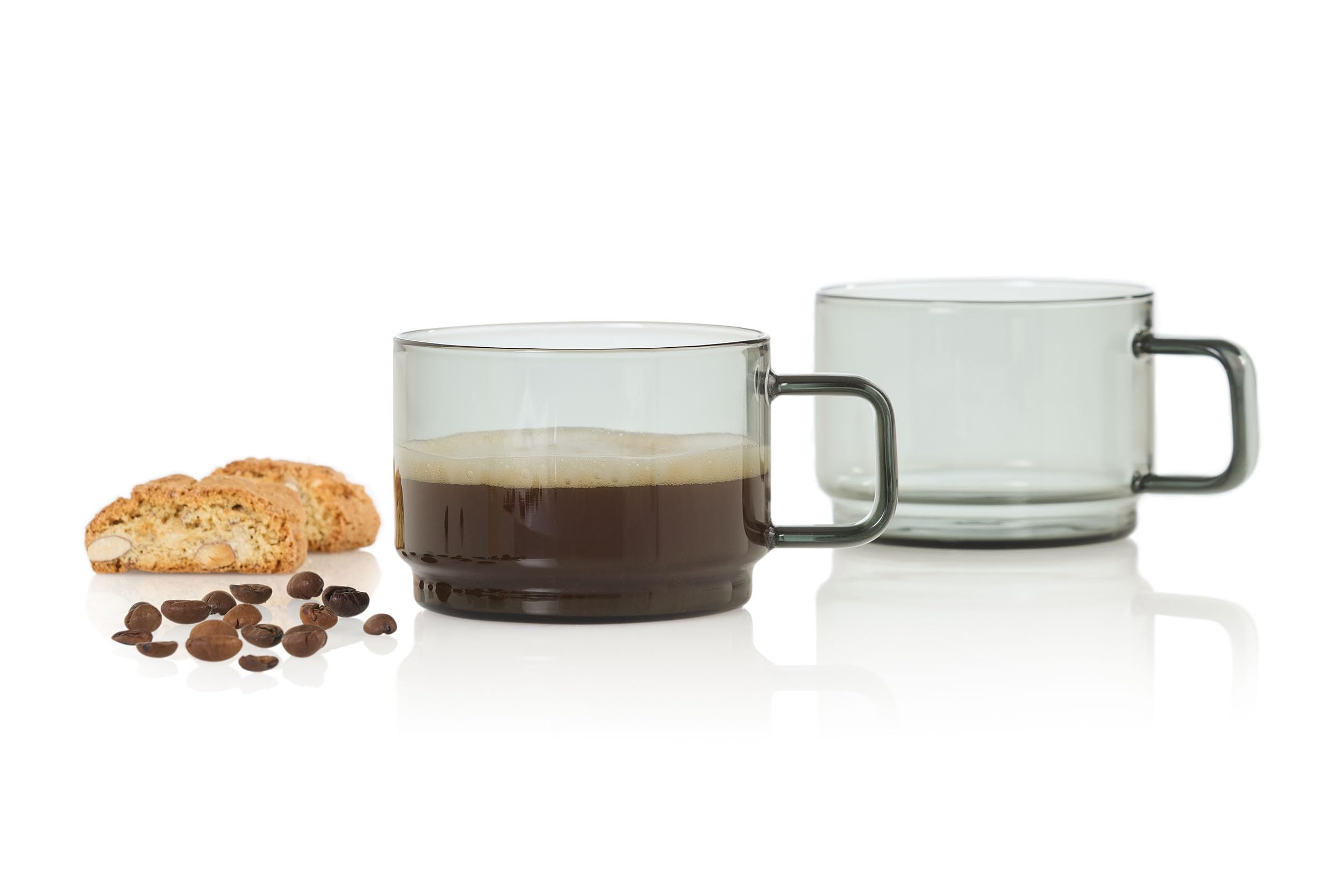 AdHoc Impact Cup 2 Piece Set in Grey Glass