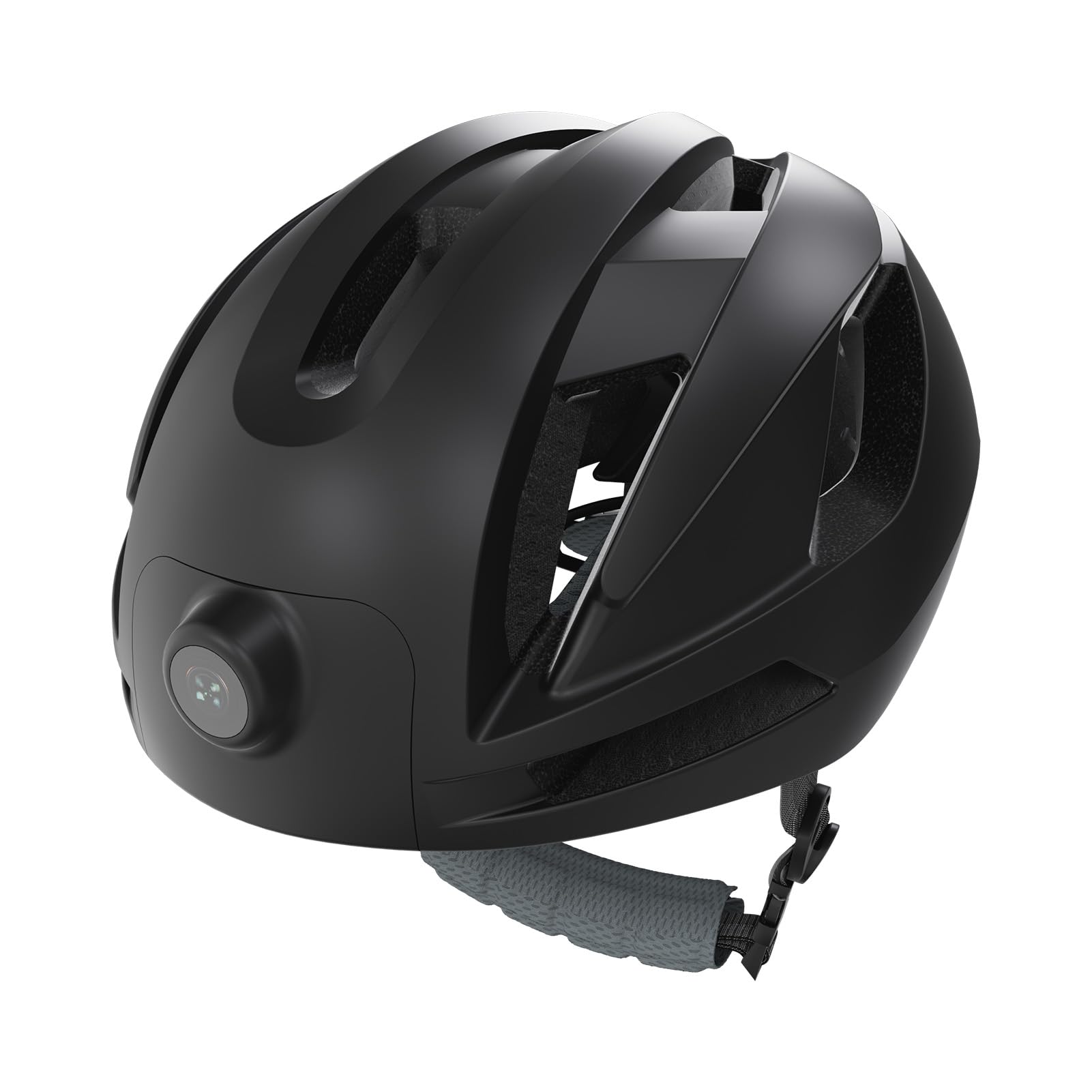 POENVFPO Intelligenter Fahrradhelm, BT-Fahrradhelm mit 1080P-Kamera-Blinkerlicht, für Mountainbike-Rennen Im Freien