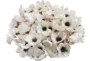 Artificial Anemone Flowers for Home Decor, Nursery, and Wedding Enhancements