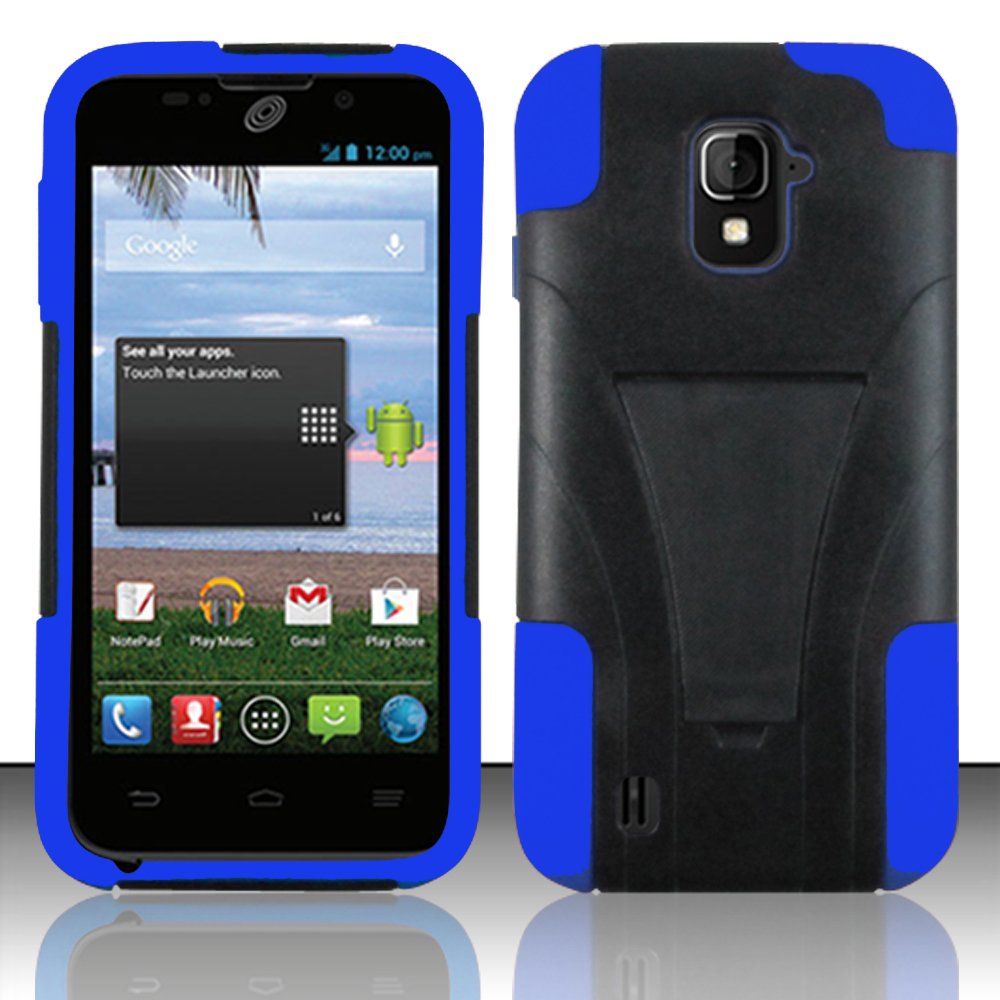 Mystcase Tm For Zte Majesty 796c Hybrid Rubber Hard Case