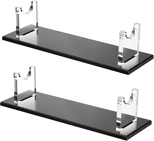 Yalikop Soporte de espada, 2 piezas, soporte de espada acrílica, soporte de espada de escritorio, soporte decorativo para espada, estante de