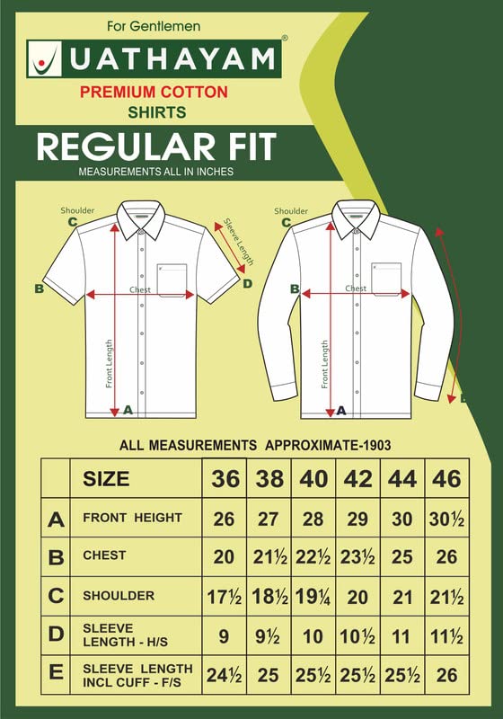 Image of UATHAYAM Varna Pale Green Cotton Slim Fit Solid Half Sleeve Shirt and Dhoti Set Combo