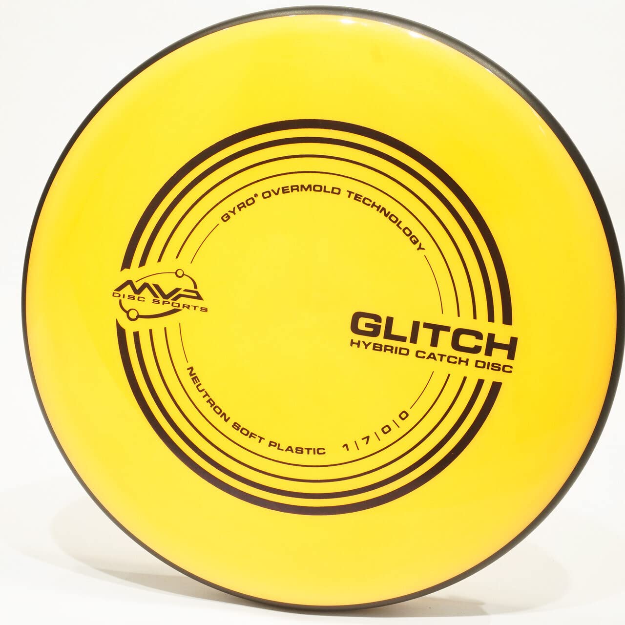 MVP Disc Sports,MVP Glitch(Neutron Soft) Hybrid Approach and Catch Disc,Pick Color/Weight [Stamp & Exact Color May Vary] White 140-149 Grams
