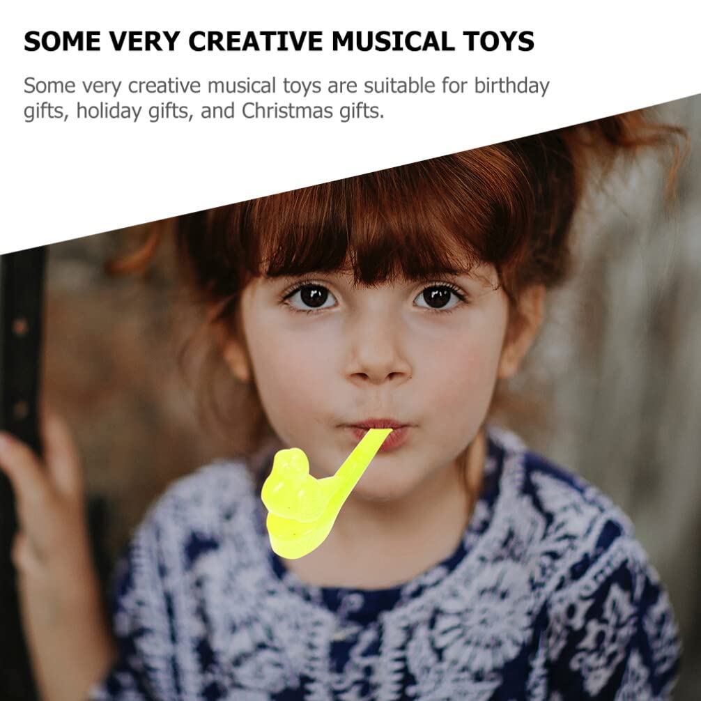 STOBOK 24Pcs Bird Water Whistle Plastic Bird Whistle Colorful Musical Instrument Toy for Party Favors Bath Play Fun - Image 4