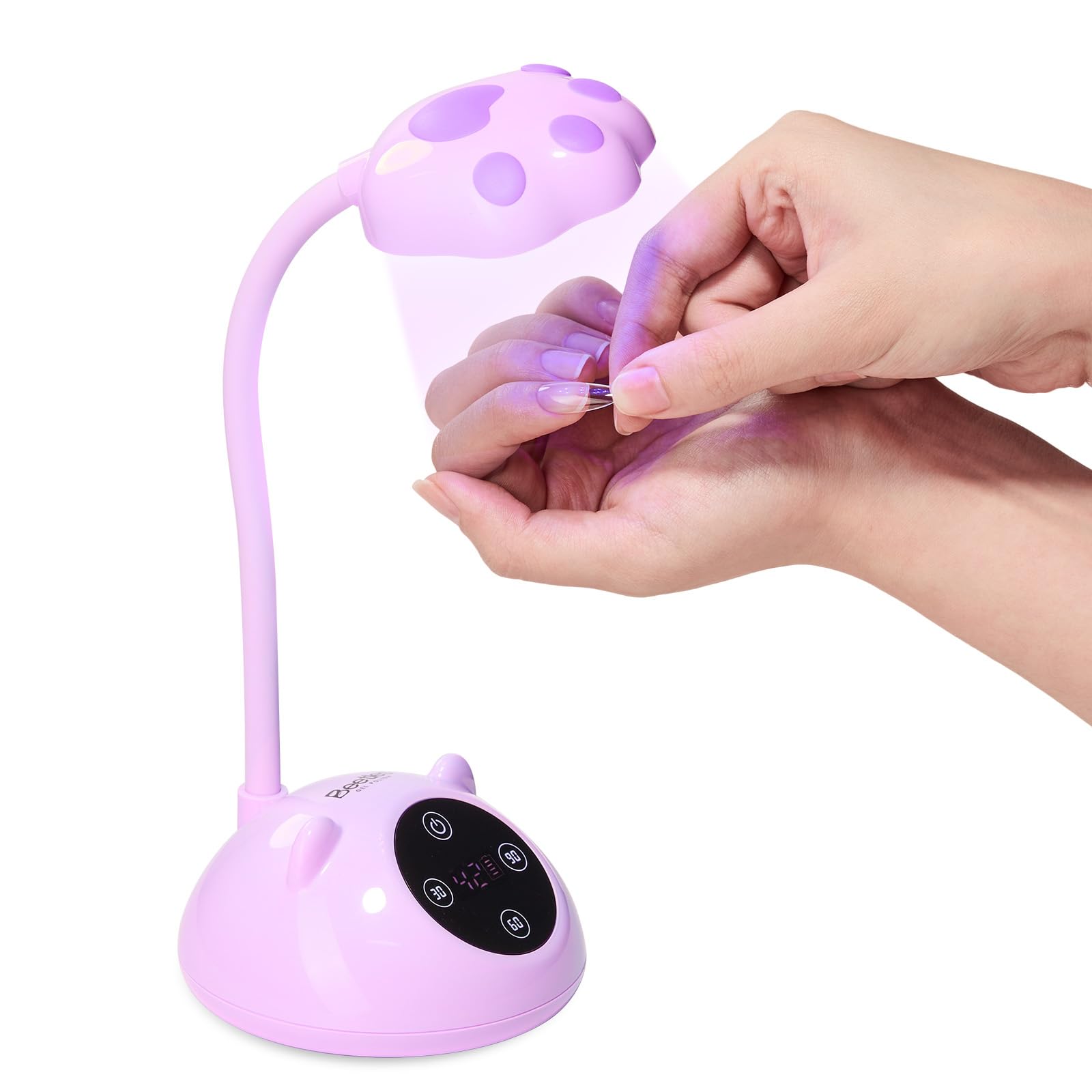 Amazon.com: Beetles Gooseneck UV Nail Lamp - Meowgic GrapePurr