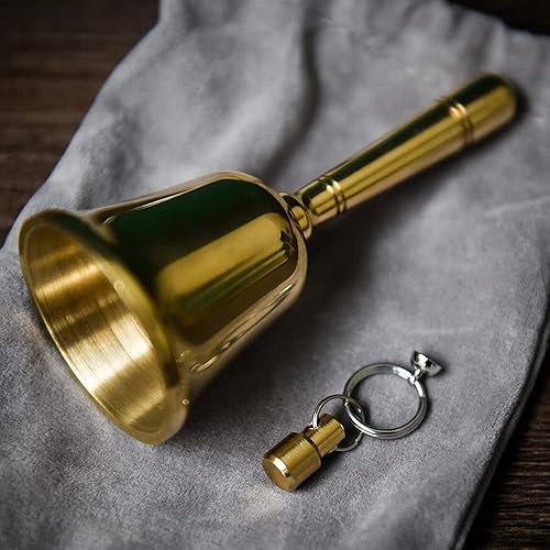 Miniatura 3 de ZQION Golden Phantom Bell Chop Bell Truco de magia Chop Bell Profesional Mago Props Escenario Ilusiones Magia Mentalismo