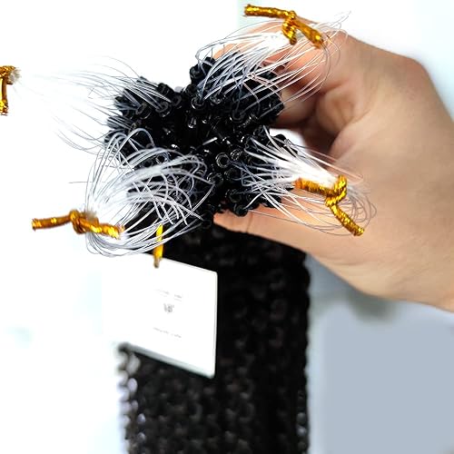 Miniatura 7 de Hesperis Extensiones de cabello brasileño Remy virgen con micro bucle 353oz por paquete extensiones de cabello humano lacio grueso de 004ozhebra 16