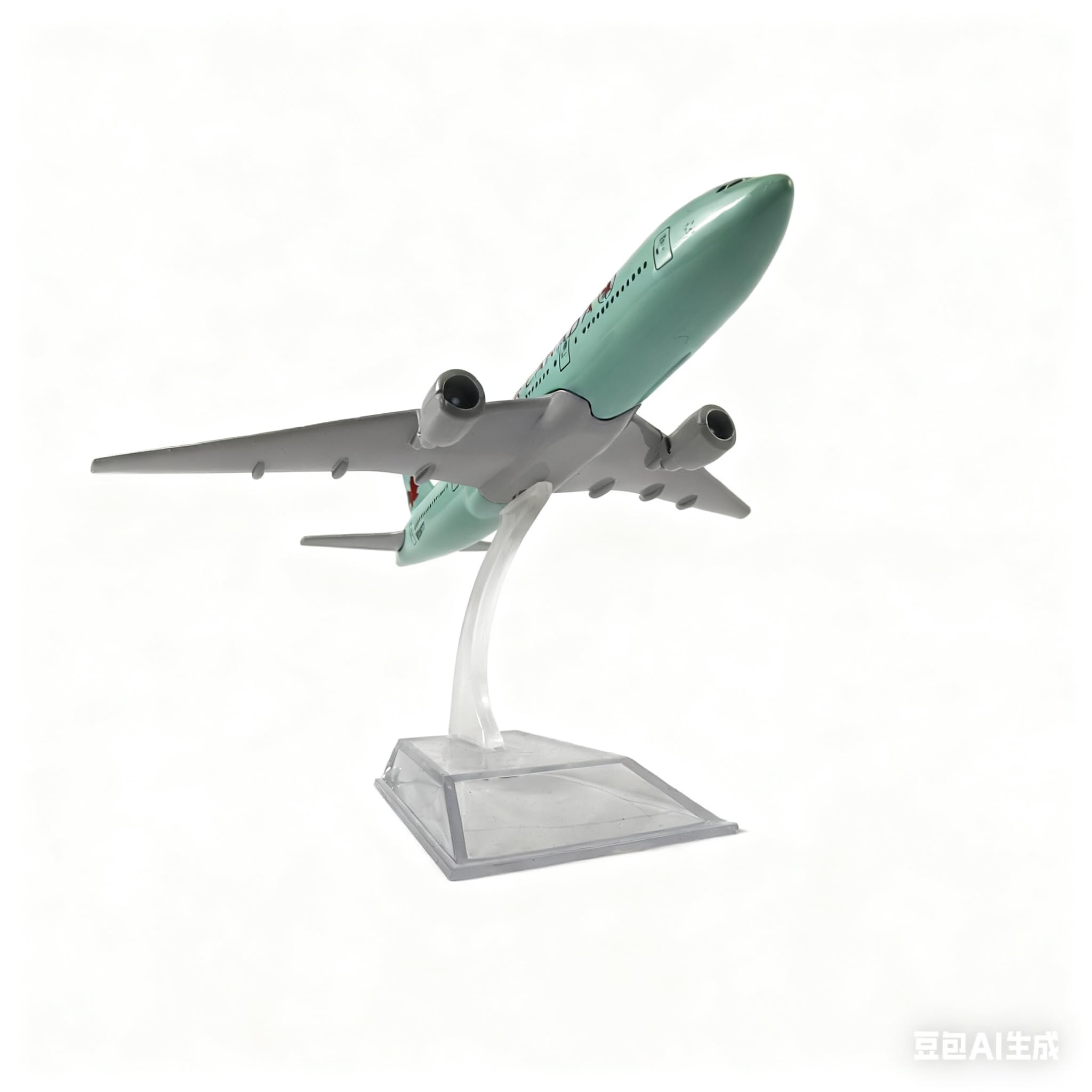 QIYUMOKE Boeing 777 Air Canada 1/400 Diecast Metal Airplane Model with Stand Airlines Model Plane Alloy Display Collectible Model Kit for Aviation Enthusiast Gift