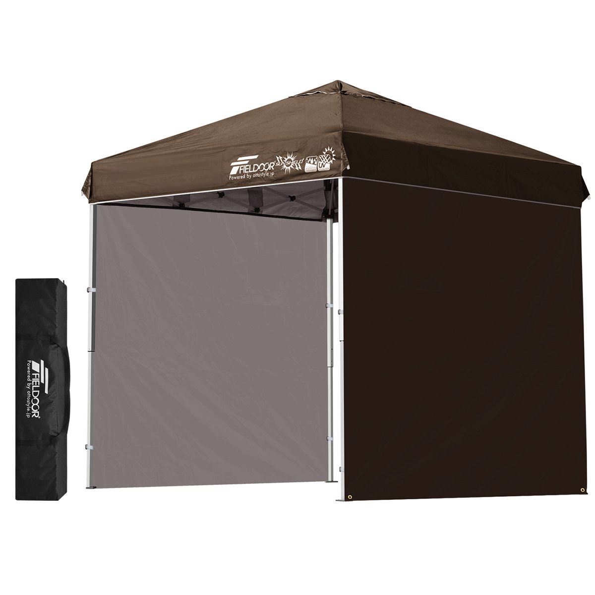 Amazon | FIELDOOR ワンタッチタープテント 【4点ロック/スチール