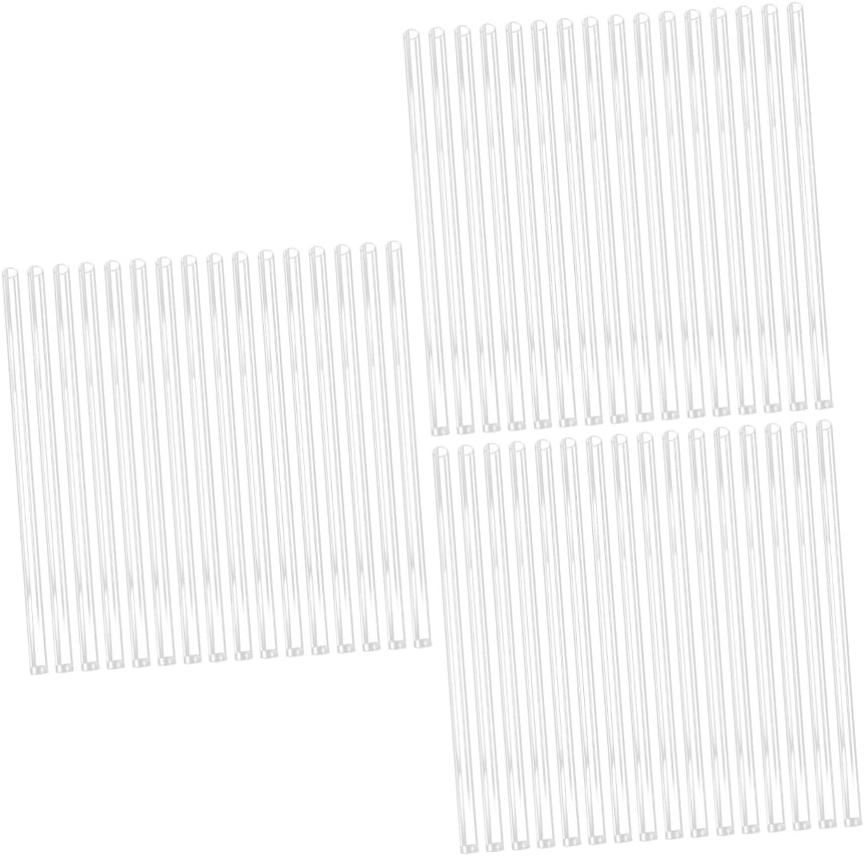 Operitacx 60pcs Stylish Meteor Light Tubes for Standing Lamp Plastic Protective Shell Replacement Tube for Shower Lights Easy to Install String Protector