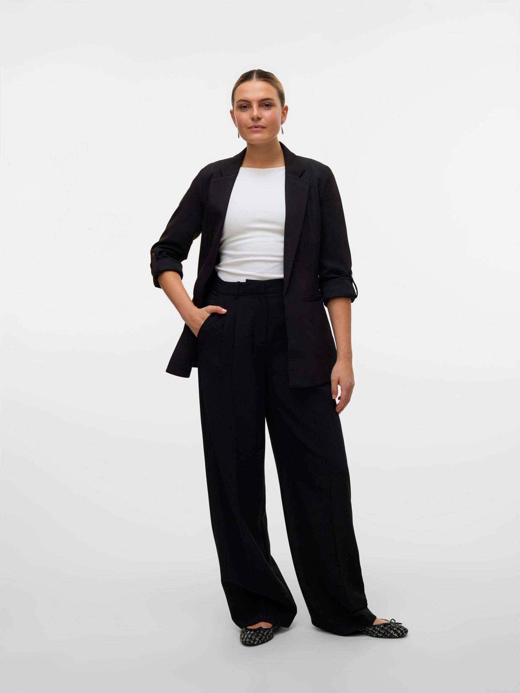 VERO MODA Vmgloria 3/4 Slim Blazer Noos Vmgloria Slim Blazer Noos 3/4 Mujer (Pack de 1)