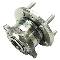 Vista 826 de TRQ Juego de 2 rodamientos de rueda trasera y conjunto de cubo con sensor ABS compatible con Ford Transit Connect 2014-2018