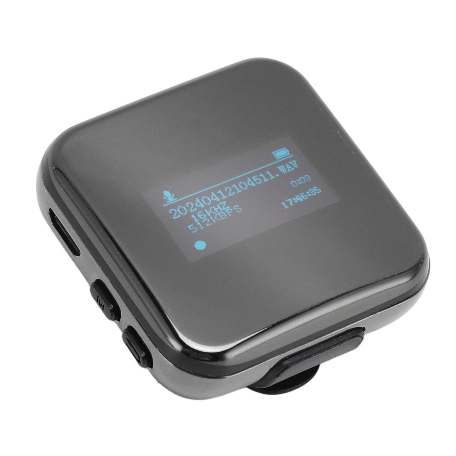 lyrlody Lettore MP3, Schermo HD Tecnologia AI con Cancellazione del Rumore Lettore di Ebook Impermeabile Piccolo MP3 per Allenamento (32G)