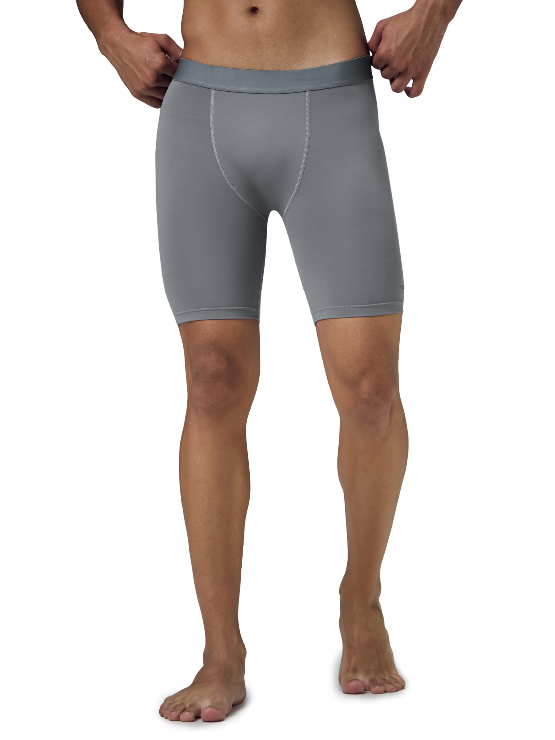 TECHNOSPORT Mens Compression Tights for Gym, Running, Cycling, Swimming, Workout & Athletic Activities