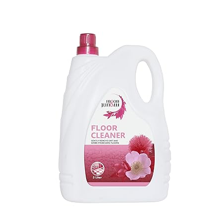 Moon And Mount floor cleaner liquid, Surface Cleaner and bathroom tiles cleaner liquid, Pets & Kids friendly, Disinfectant & Insect Repellent ? 5 Liter (Rose)