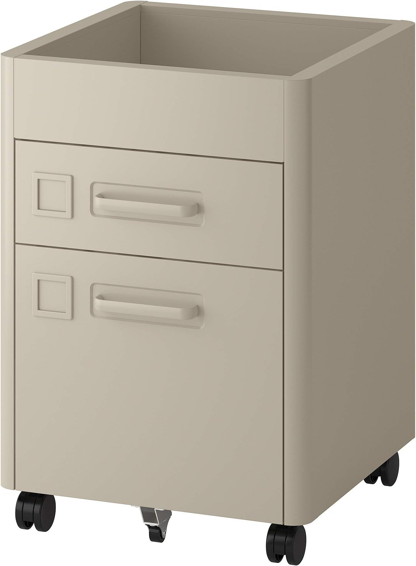 IKEA Drawer Unit, Steel, Beige
