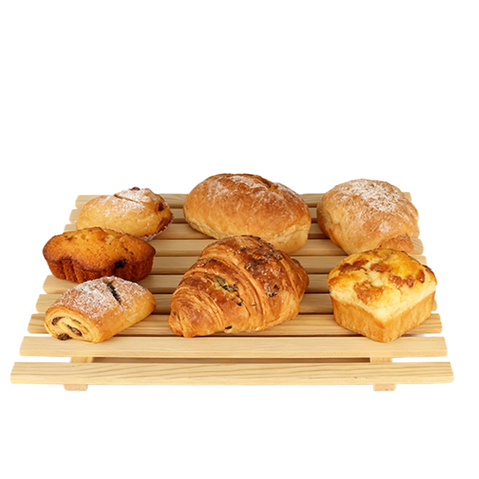 Plateau à pain en bois antidérapant pour pâte bagel pâtisserie