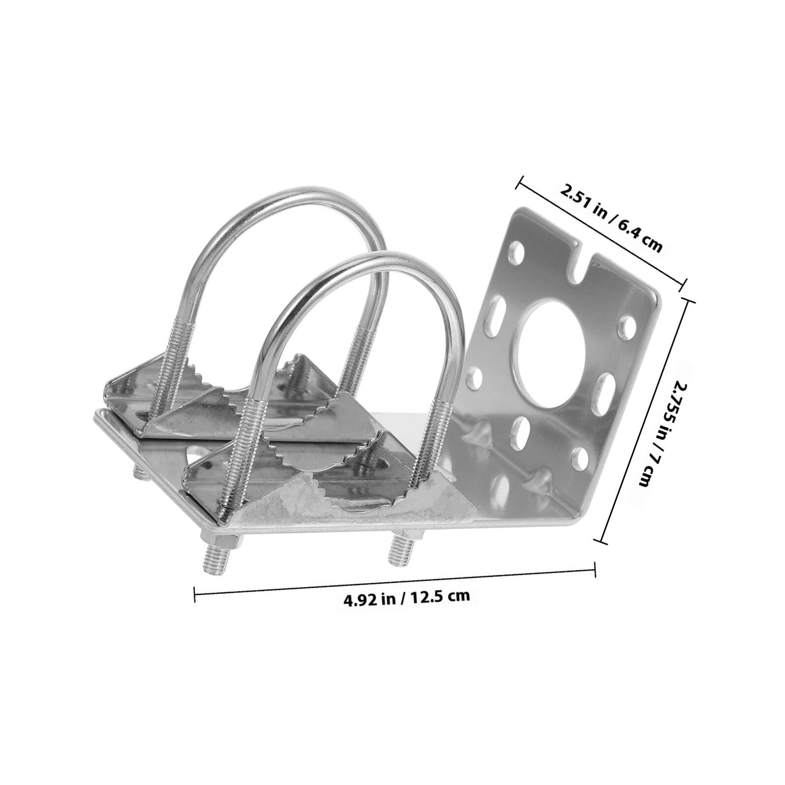 NOLITOY 4 Piezas Soporte de Antena Exterior para Pared Accesorios de Hardware Antioxidantes Soporte de Antena para Exteriores Hogar Montaje de Poste