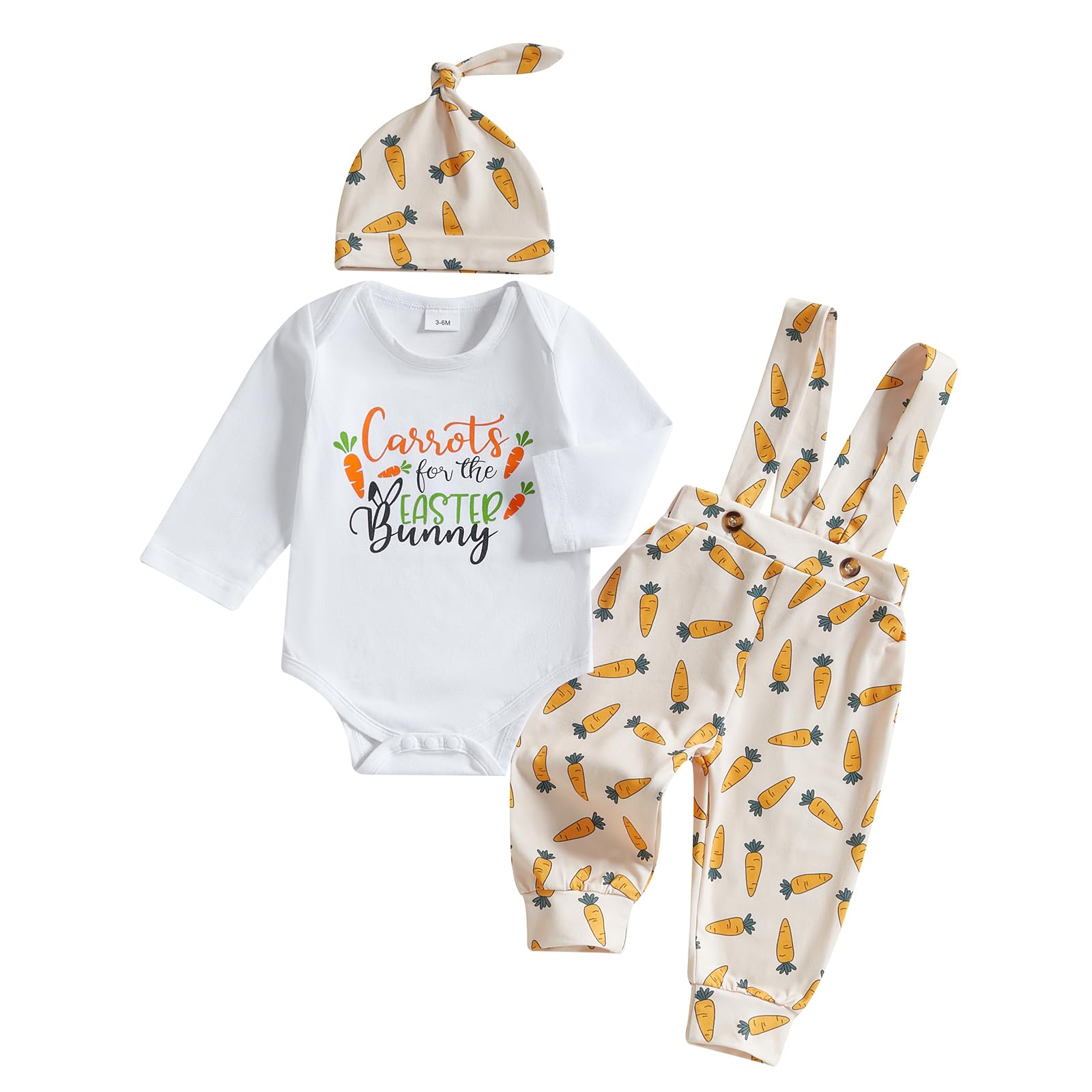 BeQeuewll Newborn Baby Boy Mardi Gras Outfit Letters Print Romper Striped Suspender Pants Overalls 3pcs Carnival Clothes Set