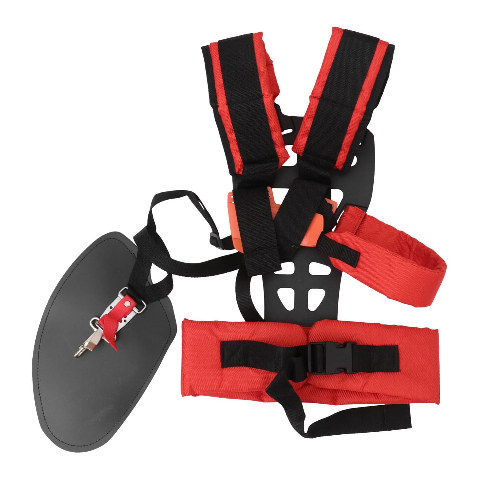 Yardwe Tracolla Doppia Spalla a Forma di W Imbottito per Decespugliatore e Tosaerba, Comoda e Riduce L'affaticamento, Cintura Ergonomica per Giardinaggio
