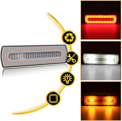 Miniatura 10 de 10 luces LED estroboscópicas de emergencia para automóviles, camiones, motocicletas, vehículos, luces de emergencia intermitentes de advertencia