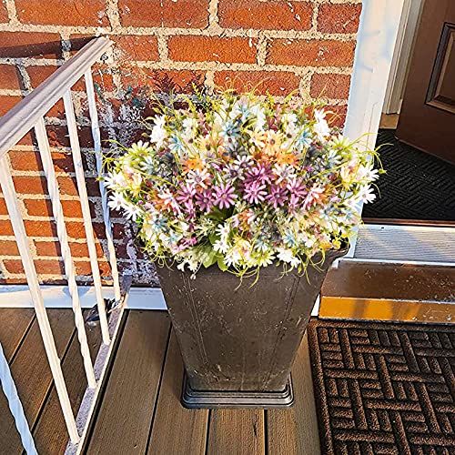 Aumveyi 6 Bundles Wildflowers Artificial Flowers Outdoor Fake Daisy Uv Resistant Silk Wild Flower Bouquets Bulk Faux Plants Plastic Greenery For Decoration Vase Floral Arrangements Home Décor #TOP4