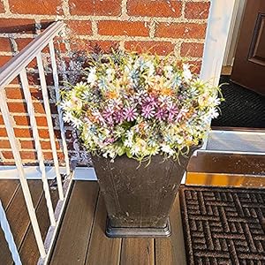 6 Bundles Wildflowers Artificial Flowers Outdoor Fake Daisy UV Resistant Silk Wild Flower Bouquets Bulk Faux Plants Plastic Greenery for Decoration vase Floral Arrangements Home Décor 6 Bundles Wildflowers Artificial Flowers Outdoor Fake Daisy UV Resistant Silk Wild Flower Bouquets Bulk Faux Plants Plastic Greenery for Decoration vase Floral Arrangements Home Decor