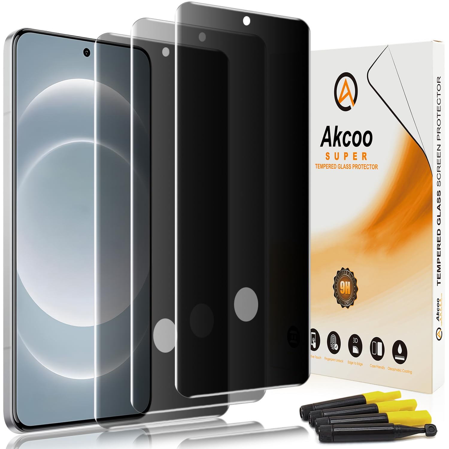 Akcoo Schutzglas für Galaxy S10,LOCA Technologie,Unsichtbare
