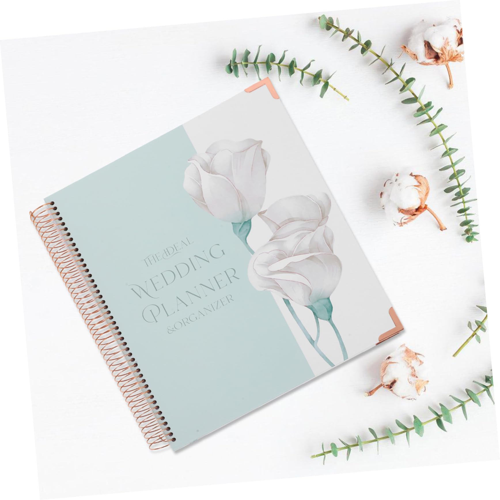 ABOOFAN Detailliertes Hochzeitsplanerbuch mit Budgetplaner und Zeitplan Wedding Journal Organizer für Braut Verlobungsgeschenk Umfassendes Notizbuch zur Perfekten Hochzeitsvorbereitung