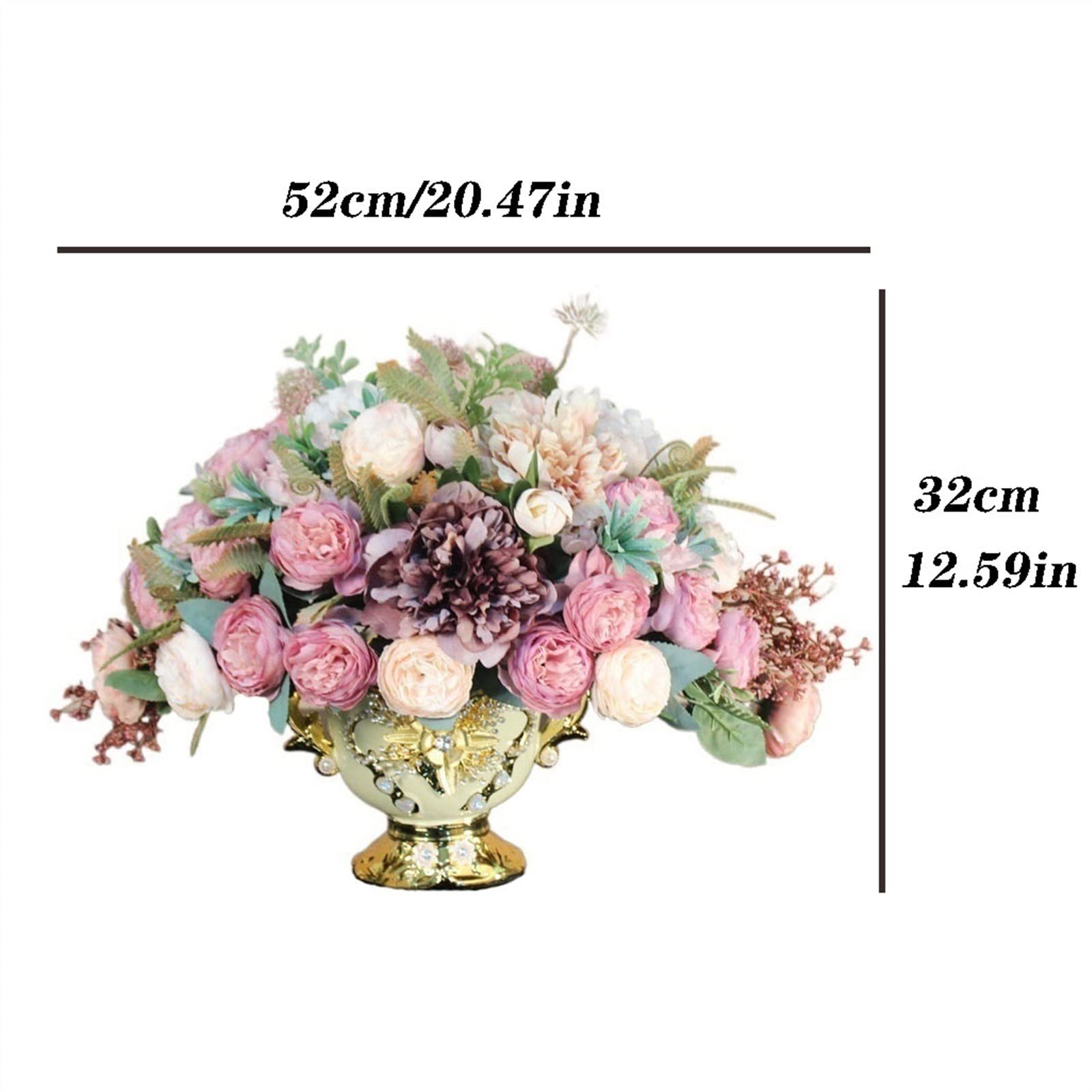 Set Di Fiori Artificiali Rustici Con Margherite Realistiche, Composizione Botanica Senza Manutenzione Per Arredare Casa, Giardino, Balcone O Tavola Con Stile Romantico E Duraturo