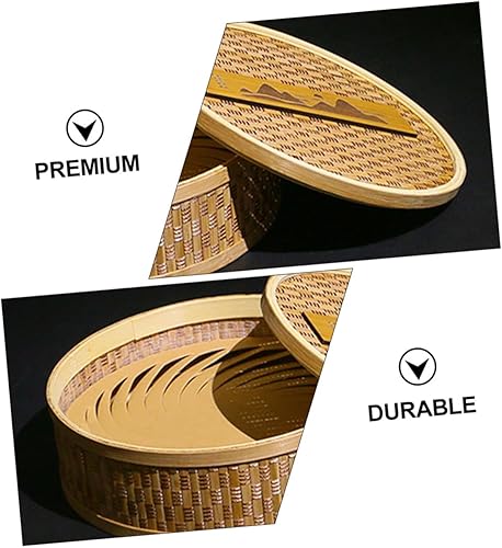 Miniatura 7 de Caja de pastel de té, soporte de madera para bolsitas de té, organizador de hojas de té, estuche para alimentos secos, soporte de madera,