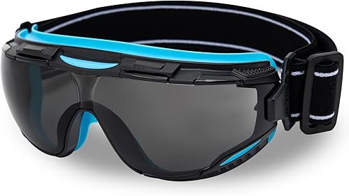 Miniatura 9 de DEX FIT Gafas protectoras de seguridad SG220 antivaho y arañazos, protección ocular Z87 para el trabajo, ajustables para mujeres y hombres (marco