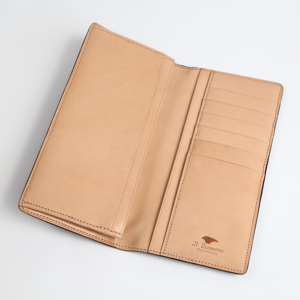 イルブセット 　長財布（小銭入れ付き) Il Bussetto　Long Wallet　牛革　ケース付き　スリム　コンパクト　スタンダード Amazon.co.jp: イルブセット 長財布（小銭入れ付き) Il Bussetto Long